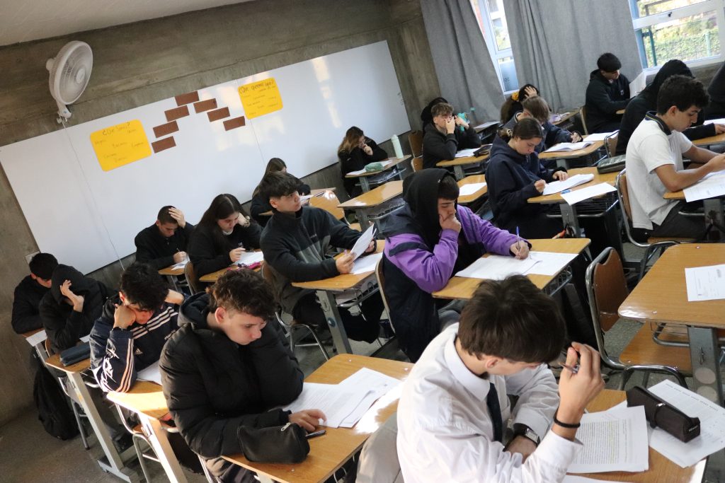 Colegio San Esteban Diácono realiza su tercer ensayo PAES 2024
